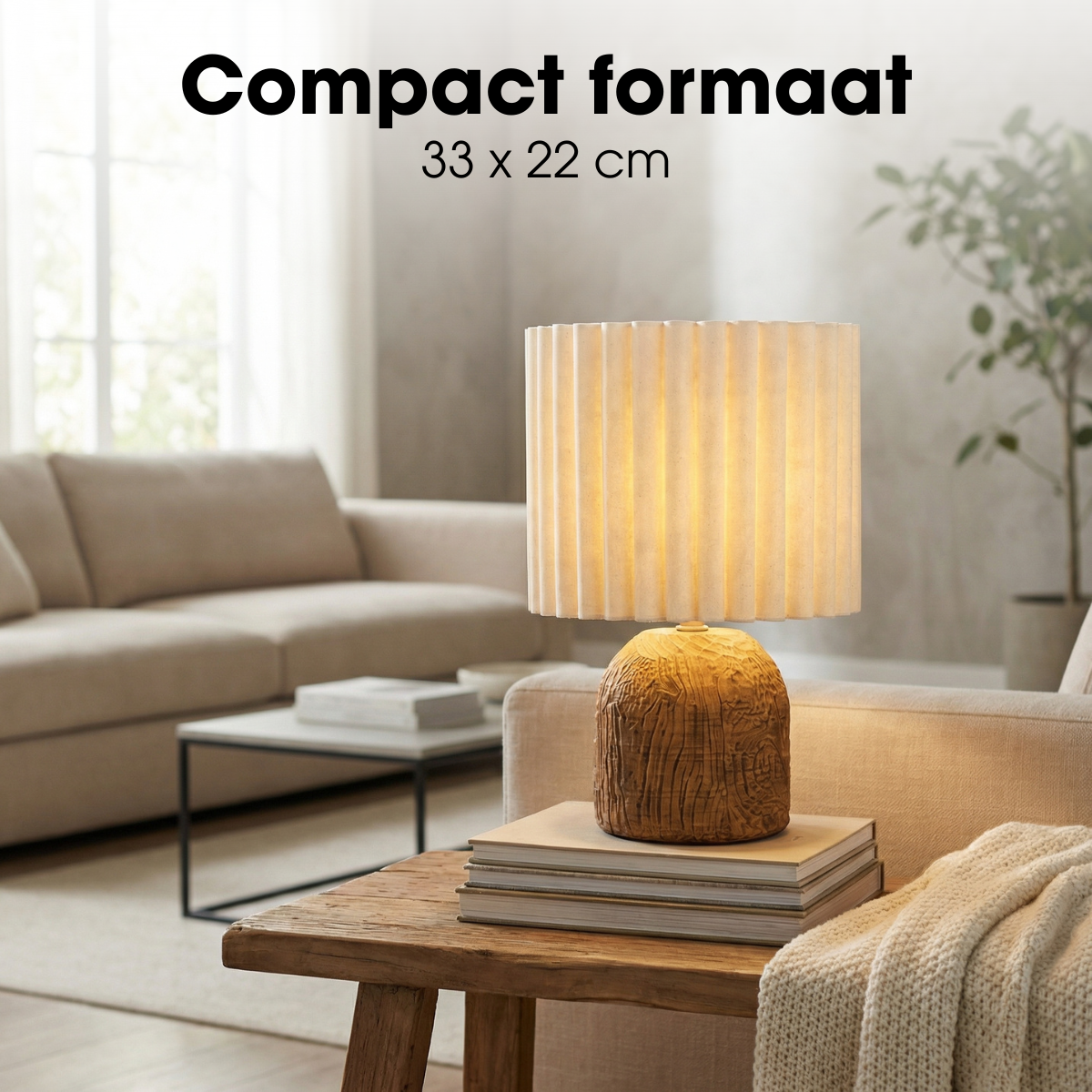 Table lamp Frey Brown