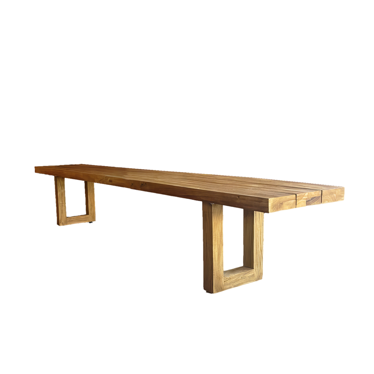 Bench With Square Foot - Natural - 220