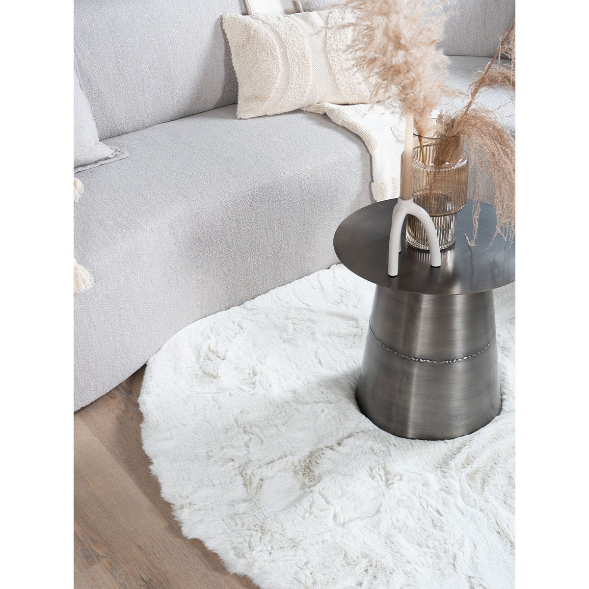 Rug Morbido Beige - Round ø230 cm