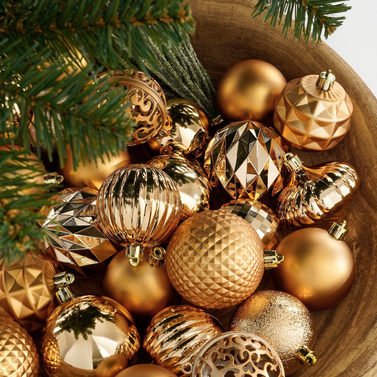 Christmas ball set Copper