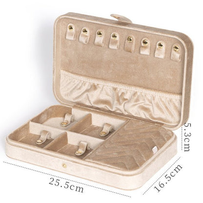 Luxury Velvet Large Jewelry Box