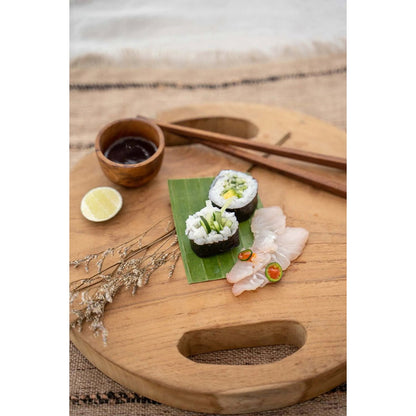 The Teak Root Tray - Natural - M