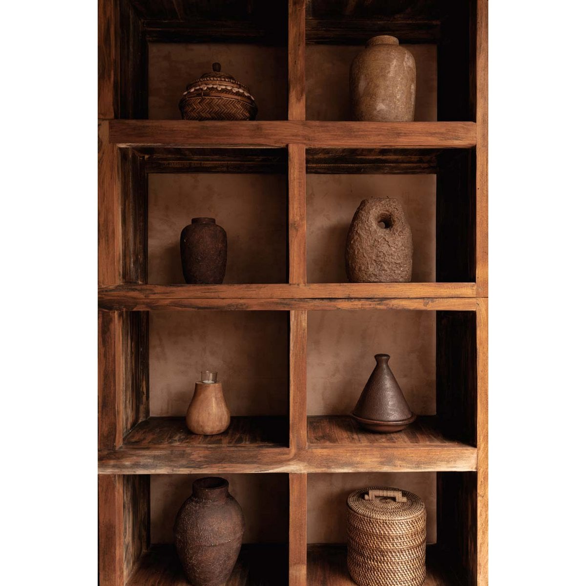 The Terra Totem Candle Holder - Brown