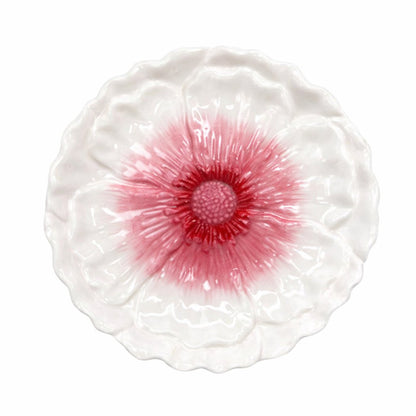 Assiette plate rose Capri 26x26x3cm