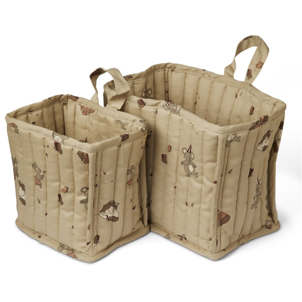 Lumi Quilted Basket Set Unicorn