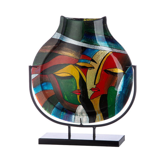 Glass type decorative vase "Vero"