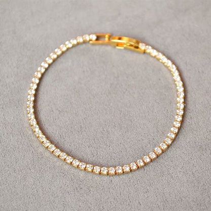 Timeless Diamond Look Sparkling Bracelet