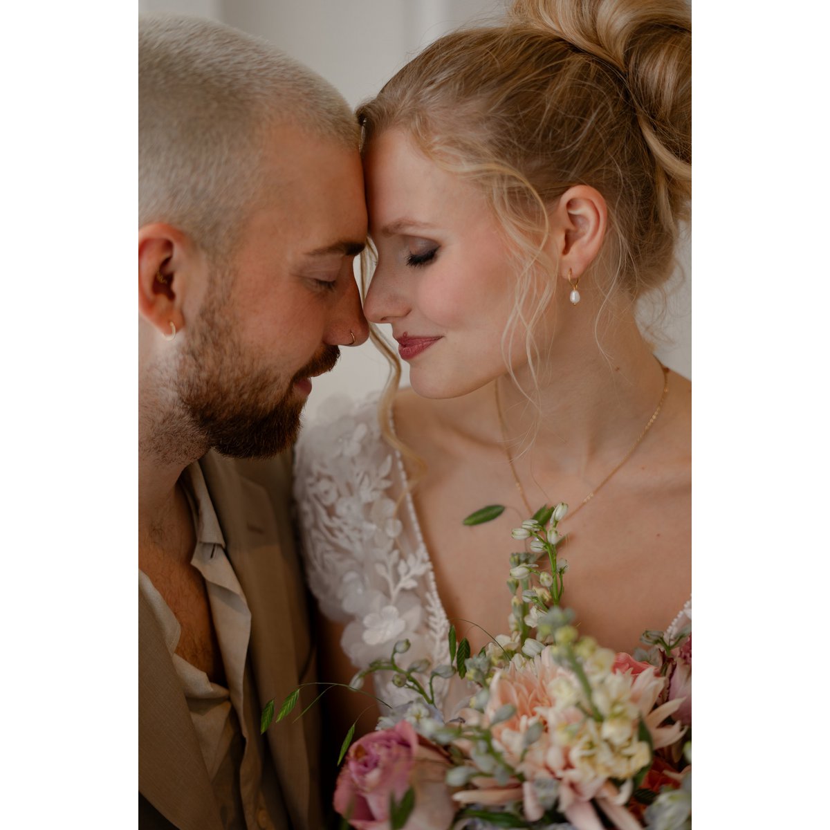 Classic pearl earrings - Gold