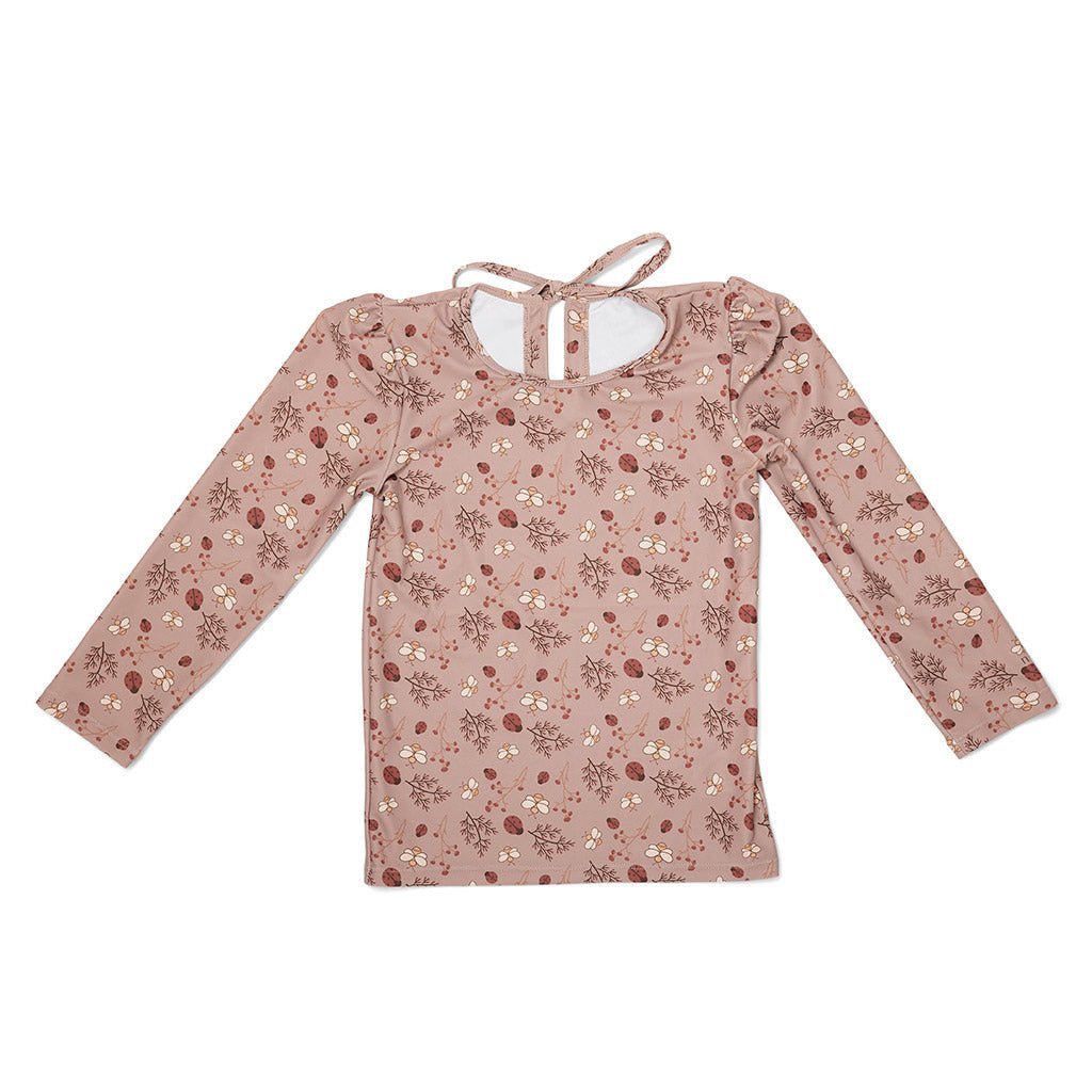 Anne Tee LS-Sand - Flower bee