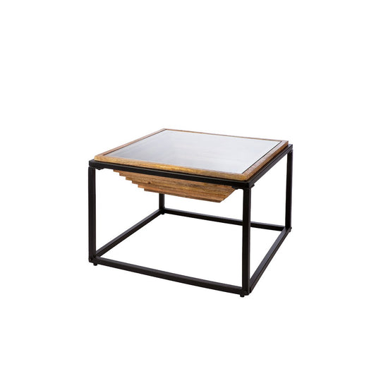 Square side table Moorea, width 60 cm