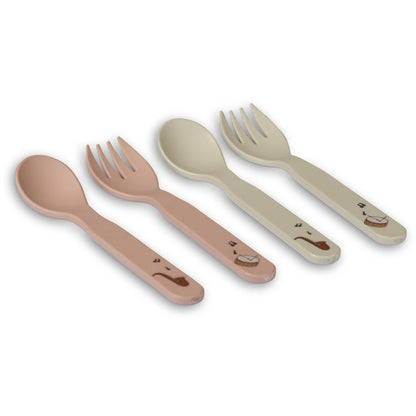 Carl bioplastic (PLA) cutlery set 4 pcs.