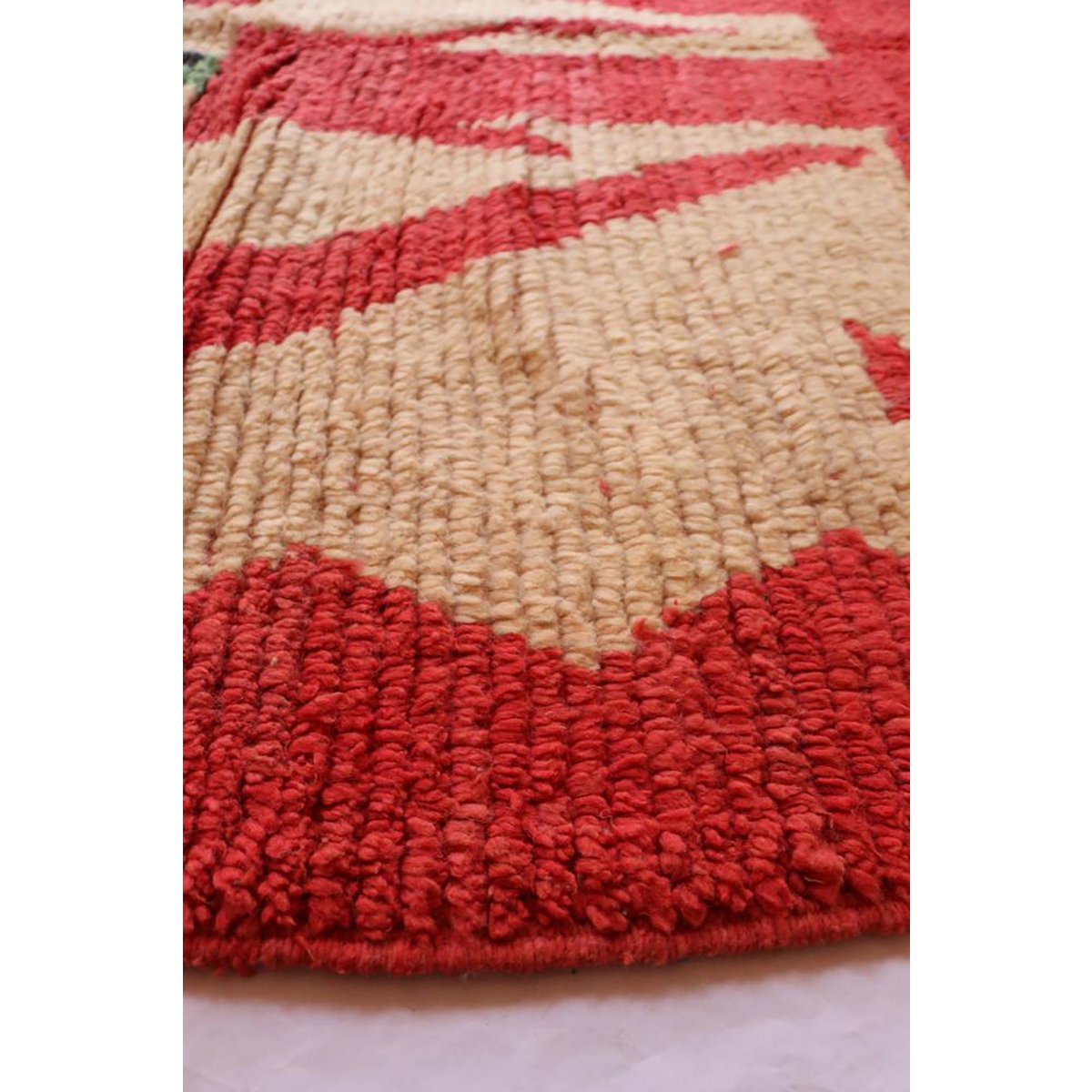 Pure wool Moroccan Berber rug 169 x 264 cm