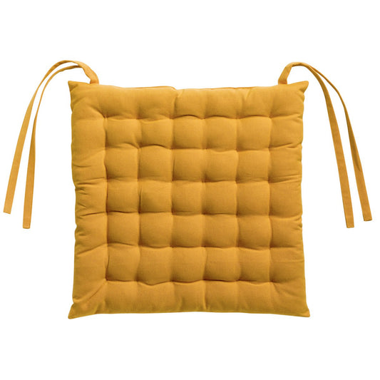 Seat cushion 36 points Zea recycled Sunflower 38 x 38 x 3 cm