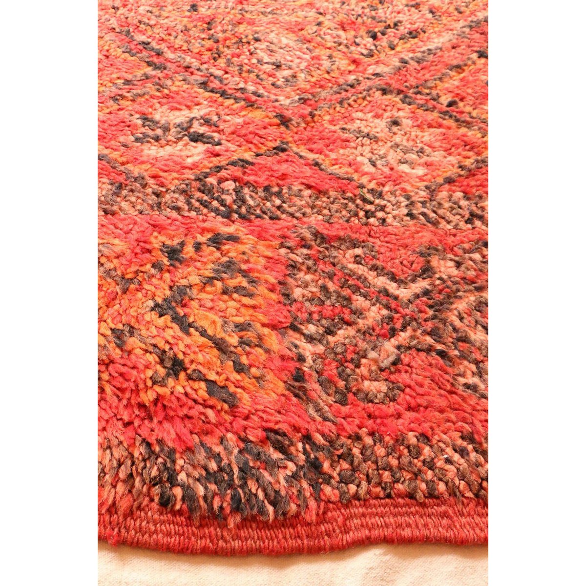 Pure wool Moroccan Berber rug 159 x 290 cm