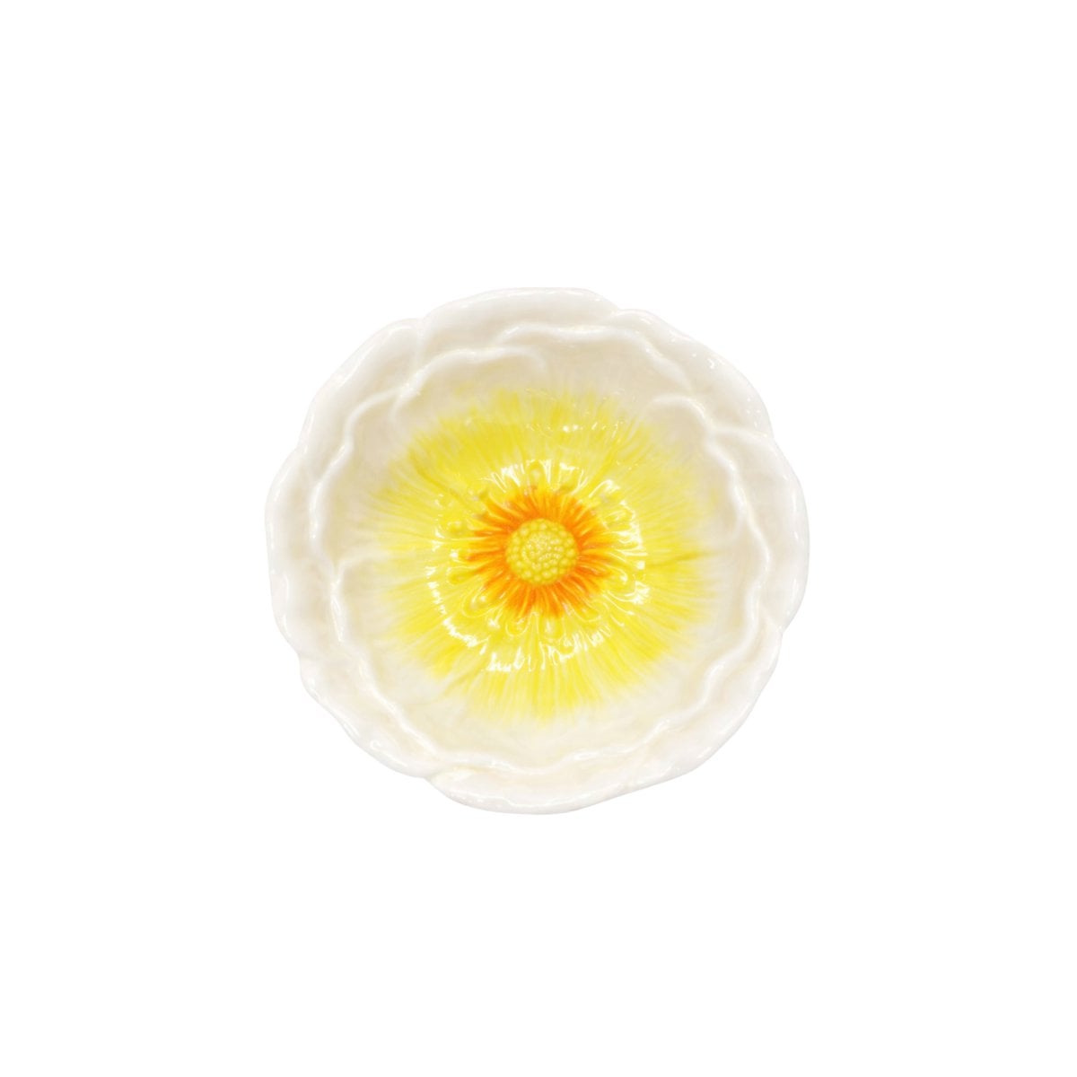 Capri yellow dessert plate 20.5x20.5x2.5cm