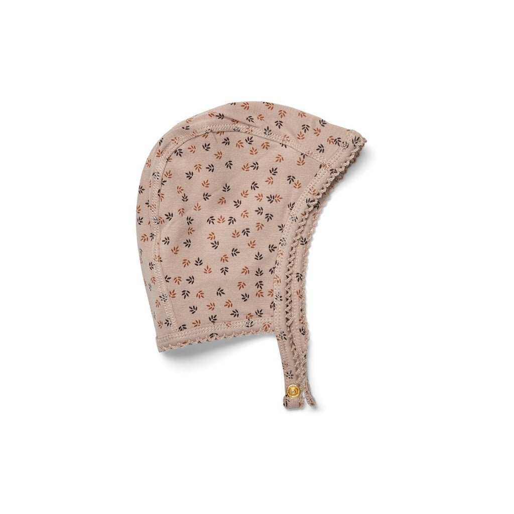 Clara jersey bonnet Mixed Leaf