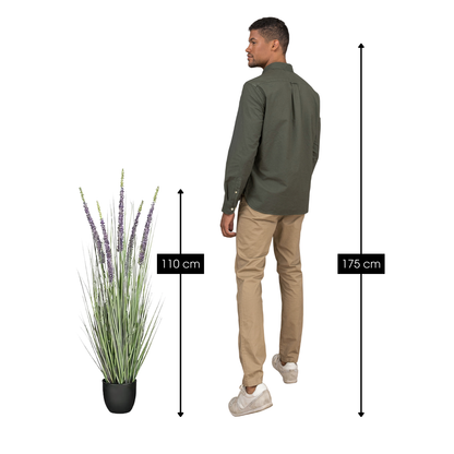 Artificial Plant Ornamental Grass Purple
