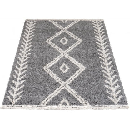 Rug Rabat Gray 240 x 340 cm
