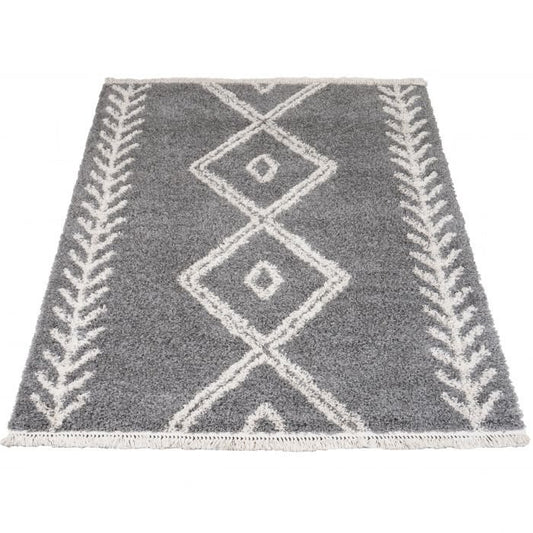 Rug Rabat Gray 240 x 340 cm