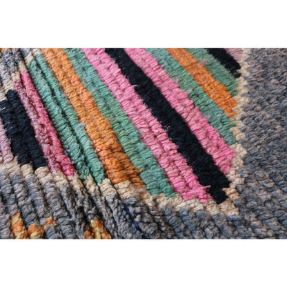 Pure Berber wool hallway rug 74 x 351 cm