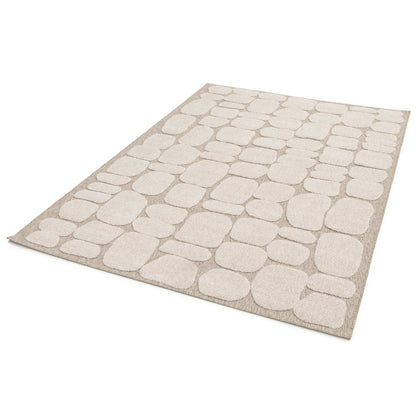 Tapis en relief style japandi GALET