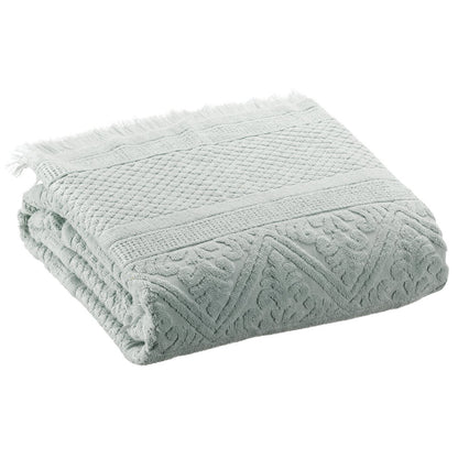 Drap de bain uni Zoé Jade 100 x 180