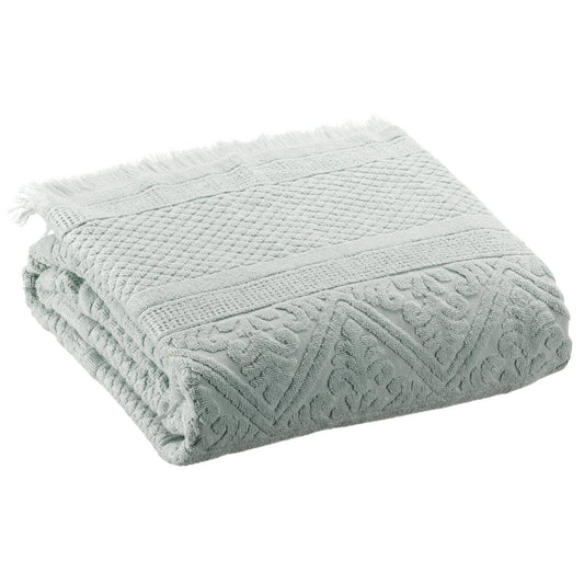 Drap de bain uni Zoé Jade 100 x 180