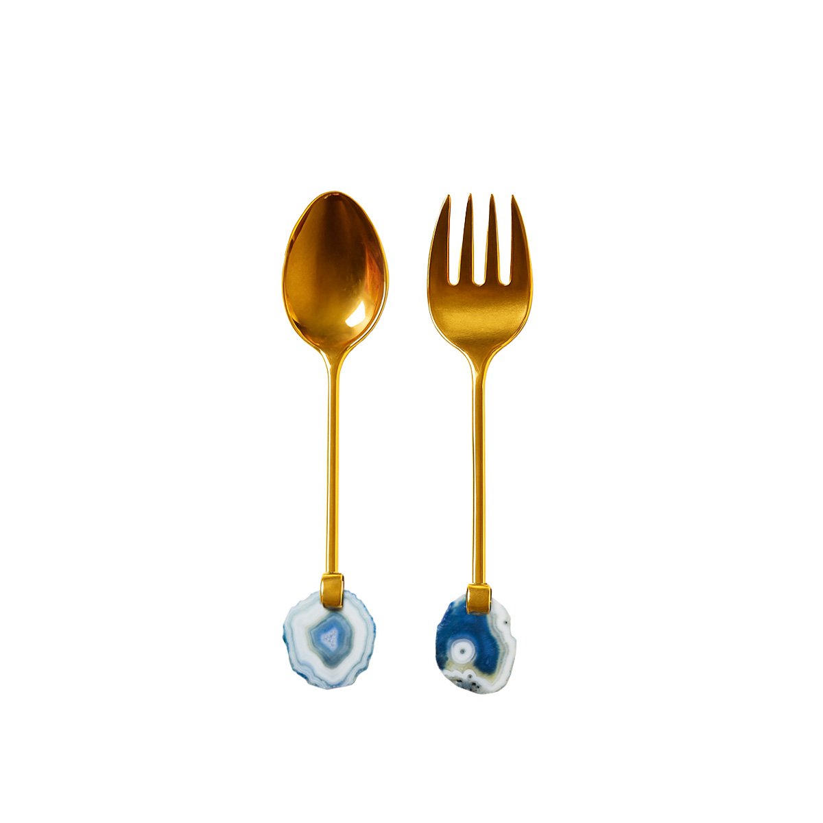 Golden salad covers Pierre Agate Bleue