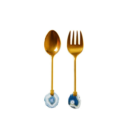 Golden salad covers Pierre Agate Bleue