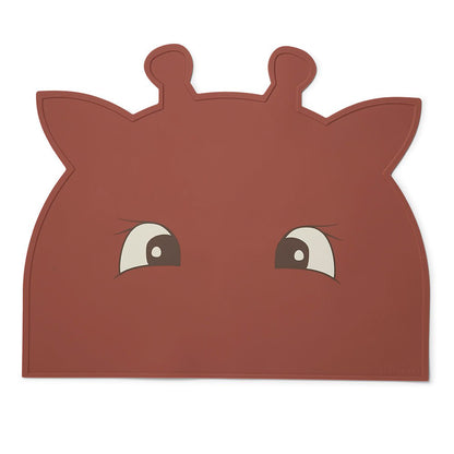 Albert silicone placemat Giraffe