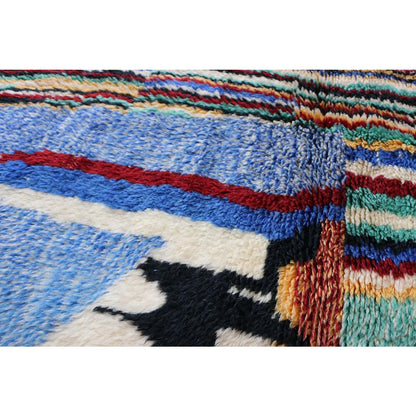 Pure wool Moroccan Berber rug 113 x 189 cm