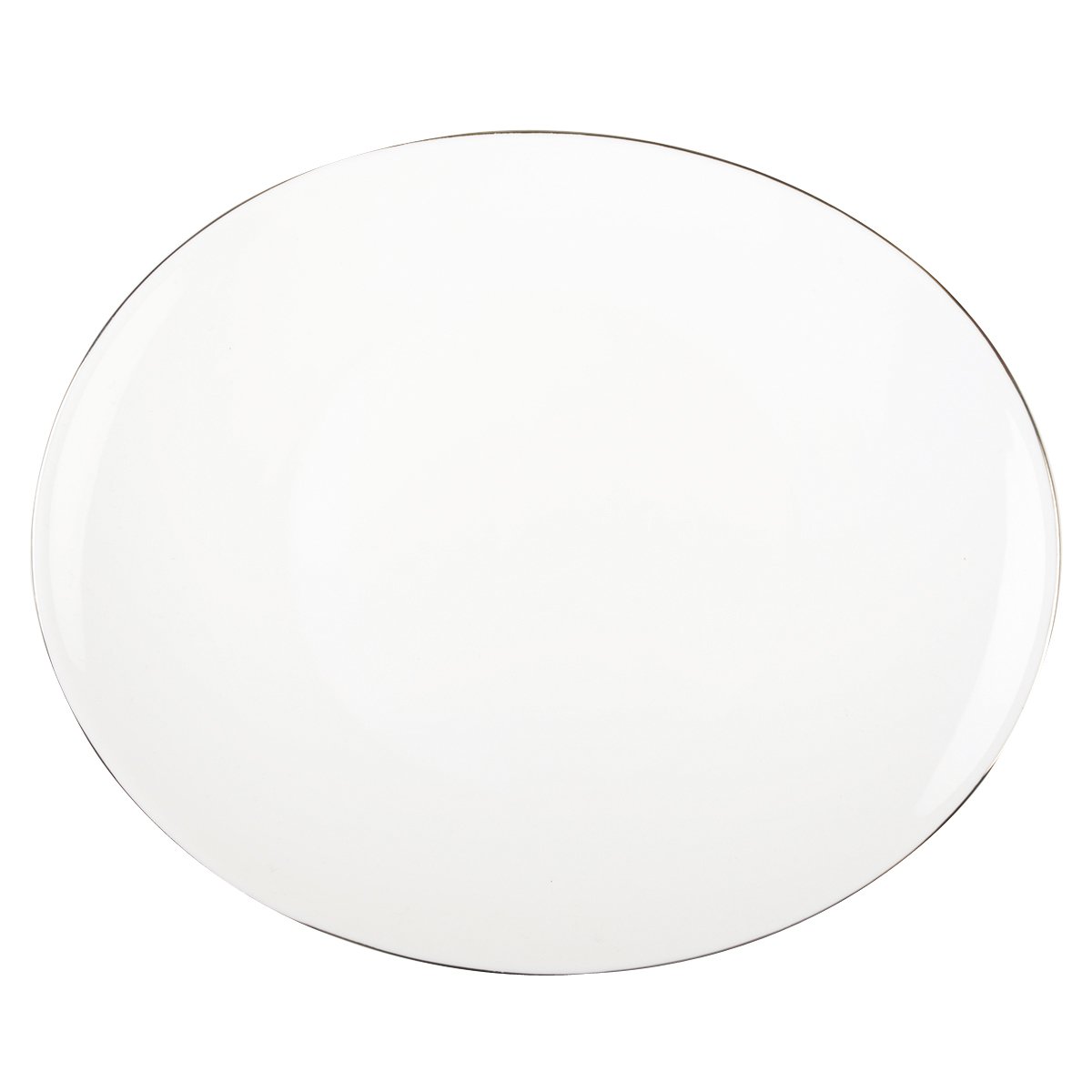 PLATINUM EDGE OVAL PLATE