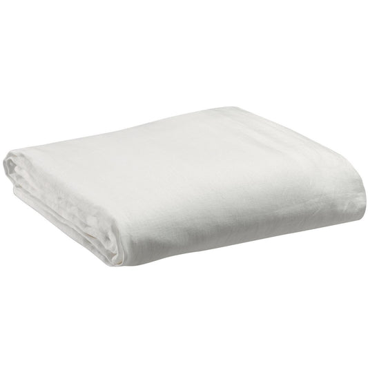 Zeff White stonewashed fitted sheet 140x190 hat 30cm