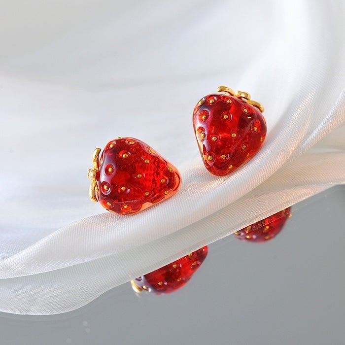 Sweet Strawberry Jewelry Set