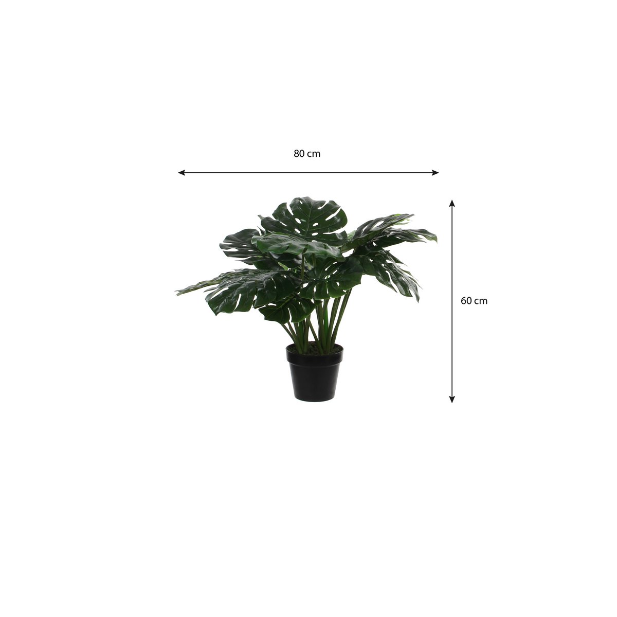 Artificial plant Monstera green