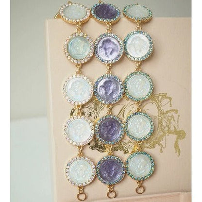 Vintage Inspired Angel Face Cameo Bracelets