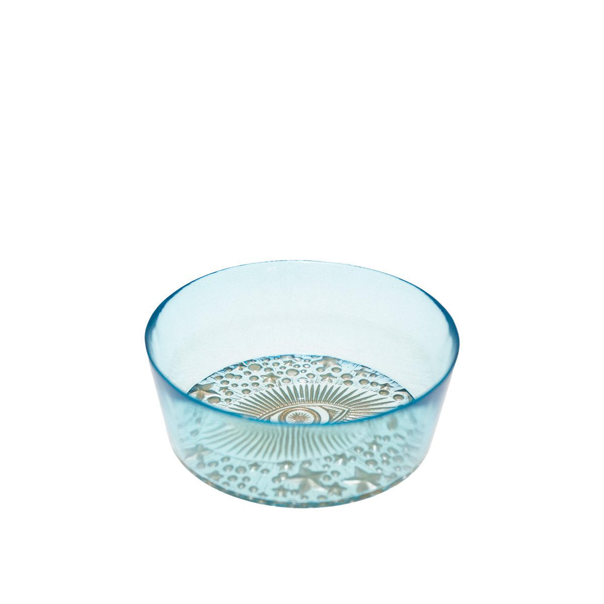 Turquoise blue eye bowl 15x15x6cm