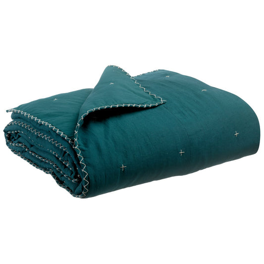 Plain throw Nala Peacock 180 x 260