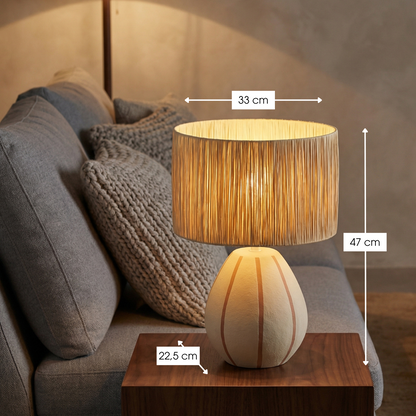 Denton Beige table lamp