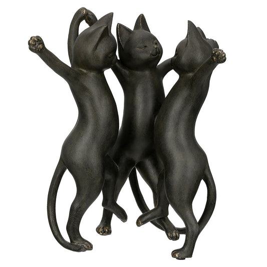 Figurine cat Gatto, black H.30.5 cm