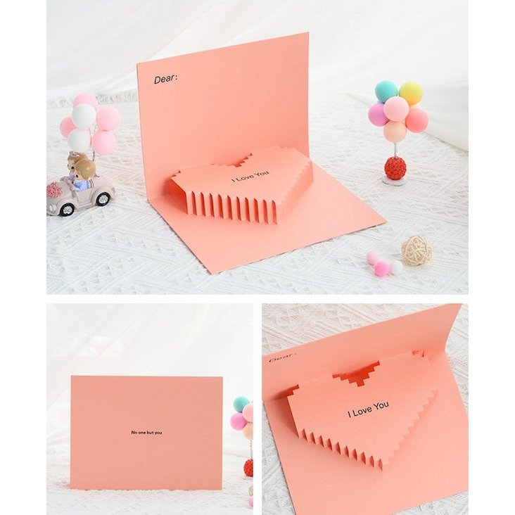 3D Gift Card - Minimalist Love Gift Card