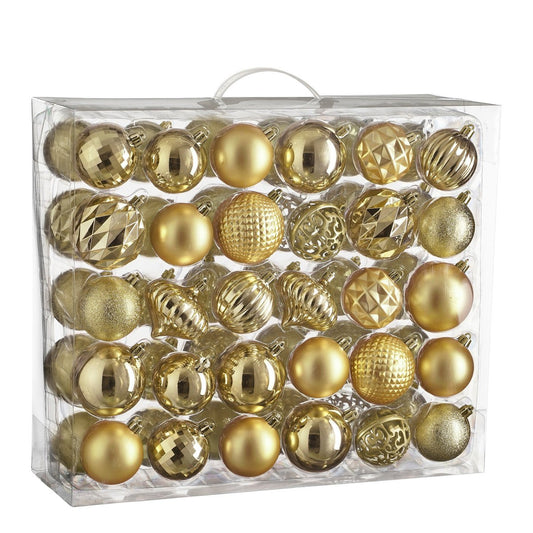 Christmas ball set Gold