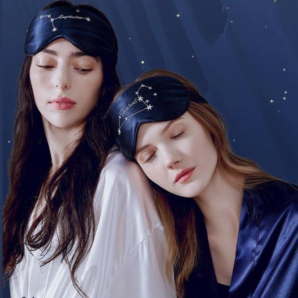 Zodiac Signs 100% Silk Sleeping Mask-Oversize