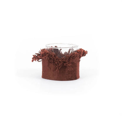 The Oh My Gee Candle Holder - BurgundyVelvet - S