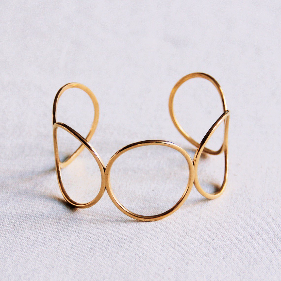 Bangle XL round - gold
