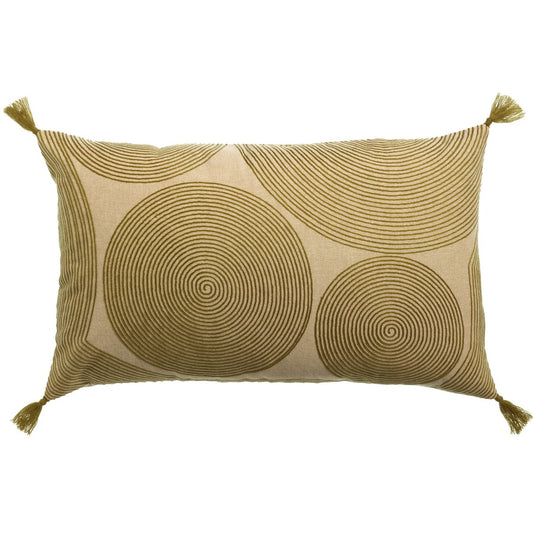 Tito Embroidered Cushion Natural 40 x 65