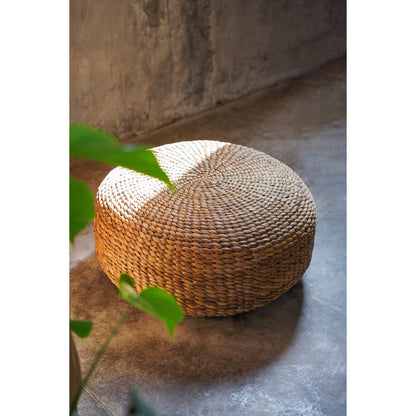 The Hyacinth Pouffe - Natural - M