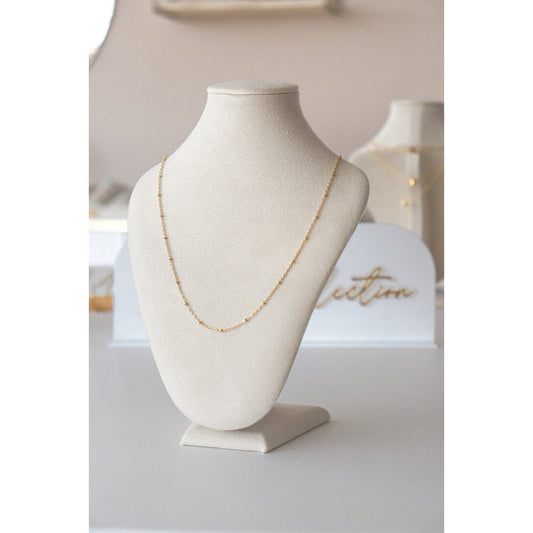 Basis Ketting Bolletjes - kies je lengte - Goud