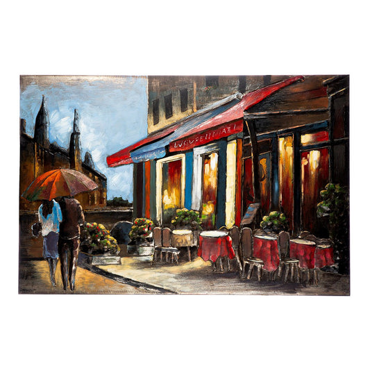 Rectangular picture The Café House H.80 cm