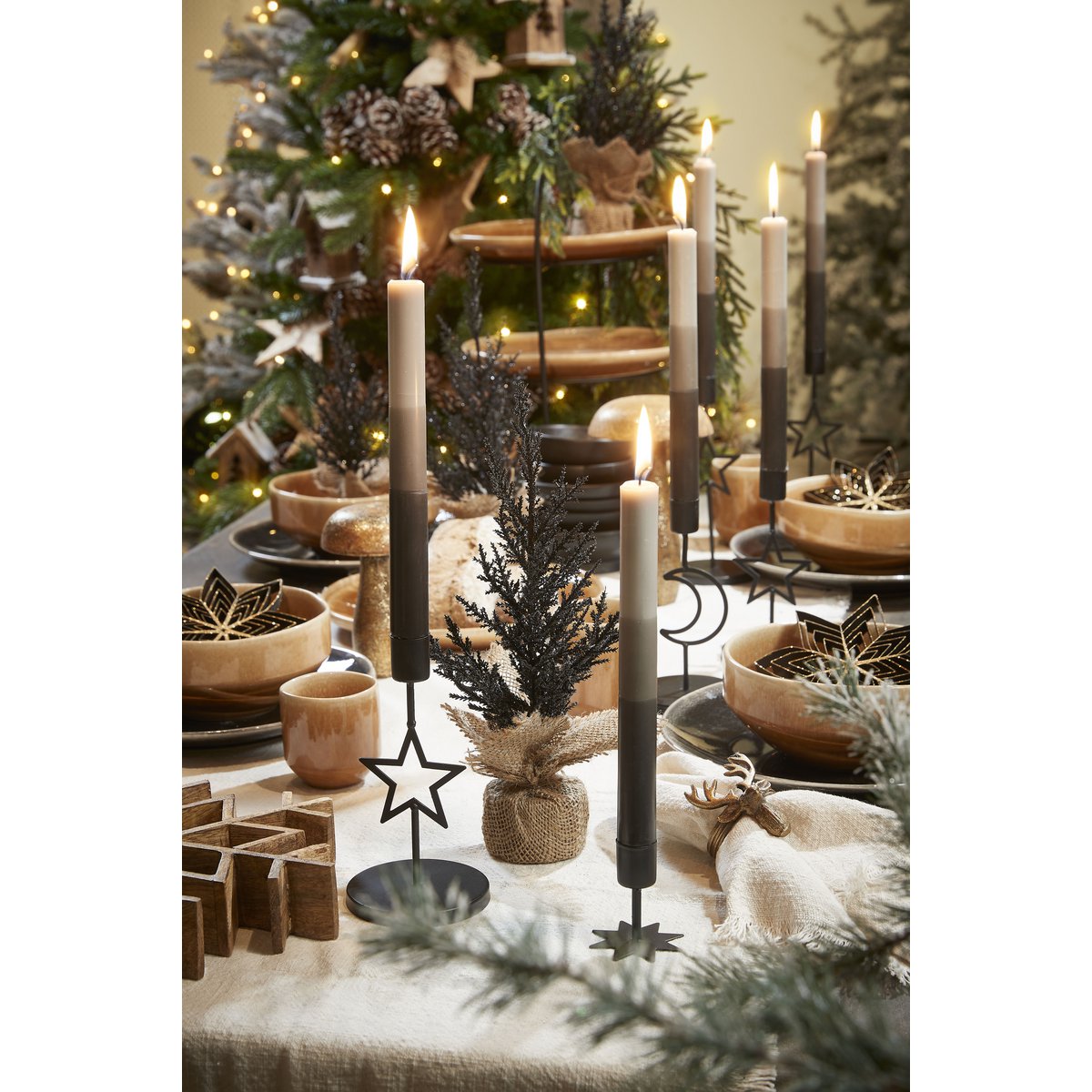 Dinner plate Tabo Black